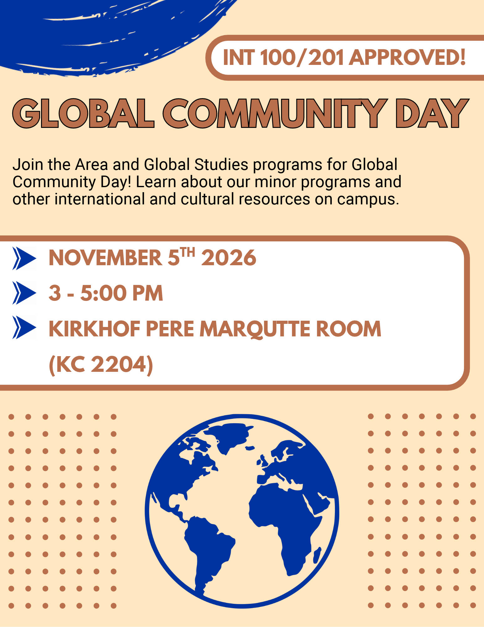 Global Community Day flyer